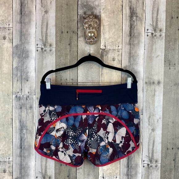 Lululemon Run-Speed Short in Biggie So Fly Butterfly Size 8. - Picture 3 of 16